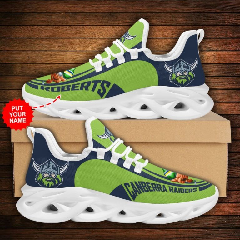 Personalized Canberra Raiders clunky max soul shoes 1