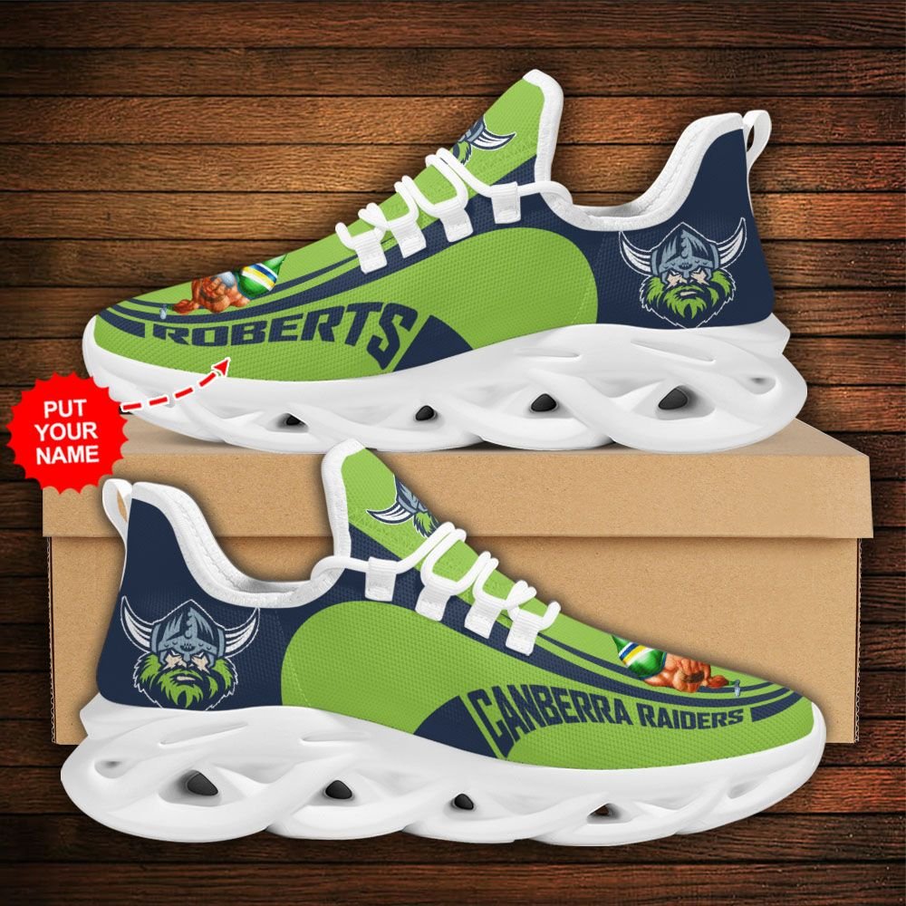 Personalized Canberra Raiders clunky max soul shoes 1