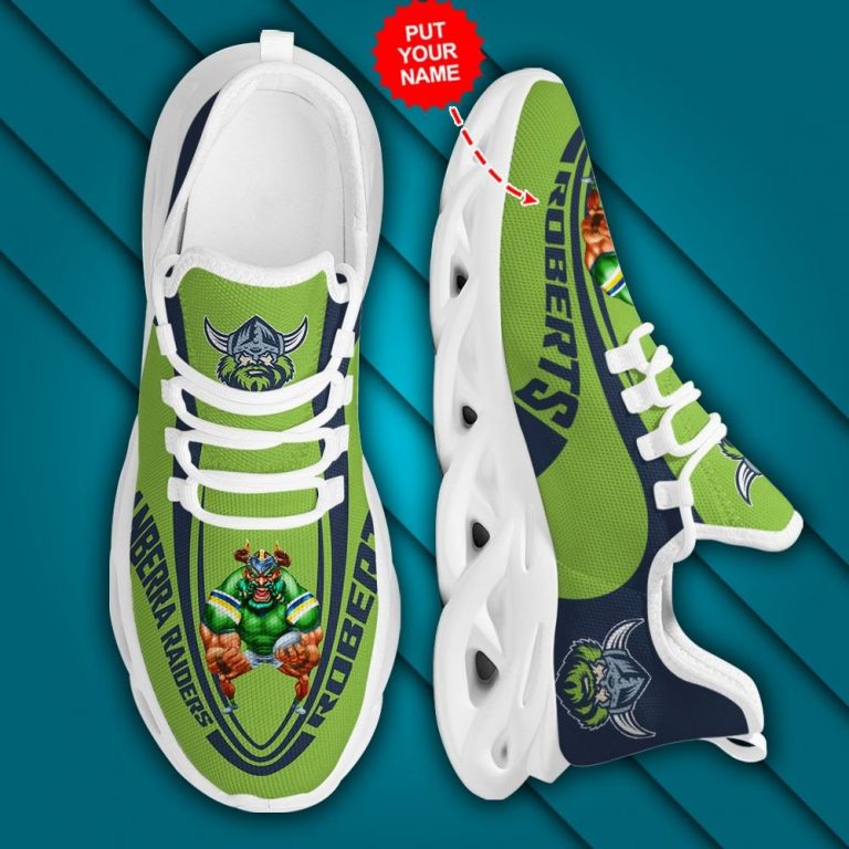 Personalized Canberra Raiders clunky max soul shoes 3