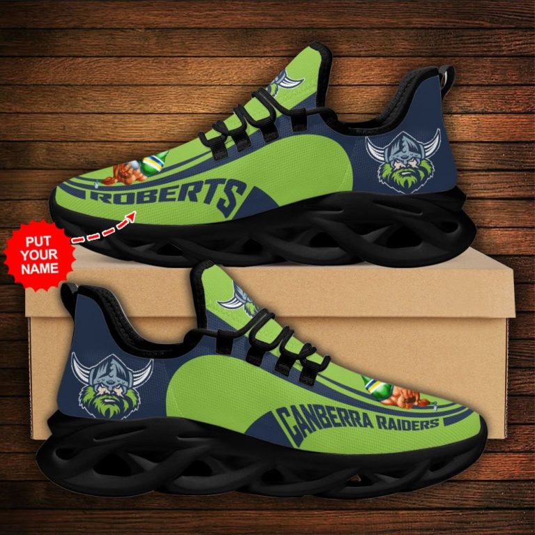 Personalized Canberra Raiders clunky max soul shoes