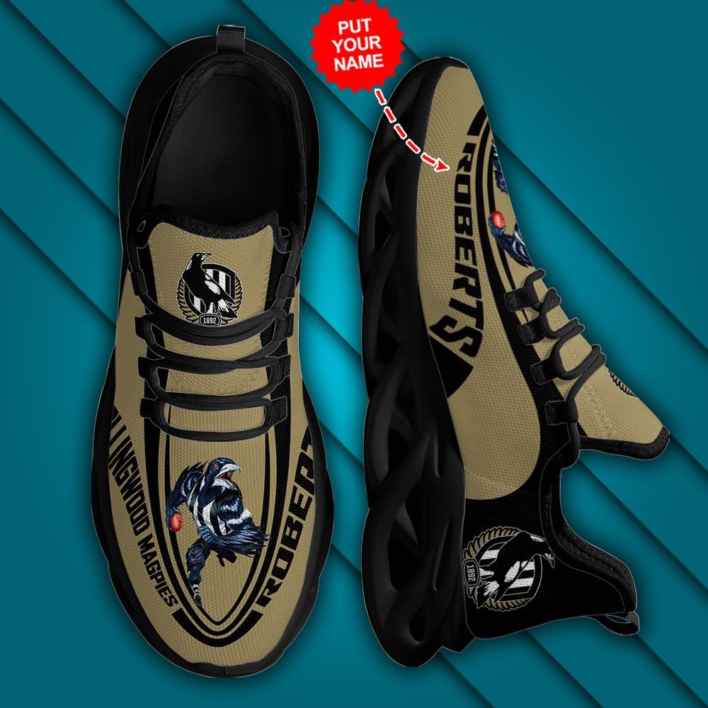 Personalized Collingwood Magpies clunky max soul shoes 10 Personalized Collingwood Magpies clunky max soul shoes 2