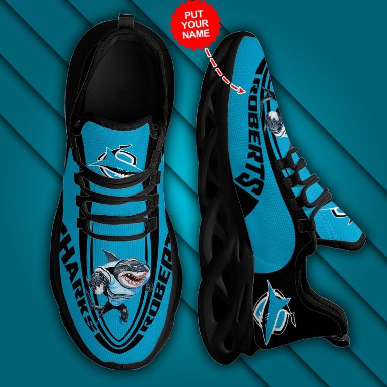 Personalized Cronulla Sutherland Sharks clunky max soul shoes 2