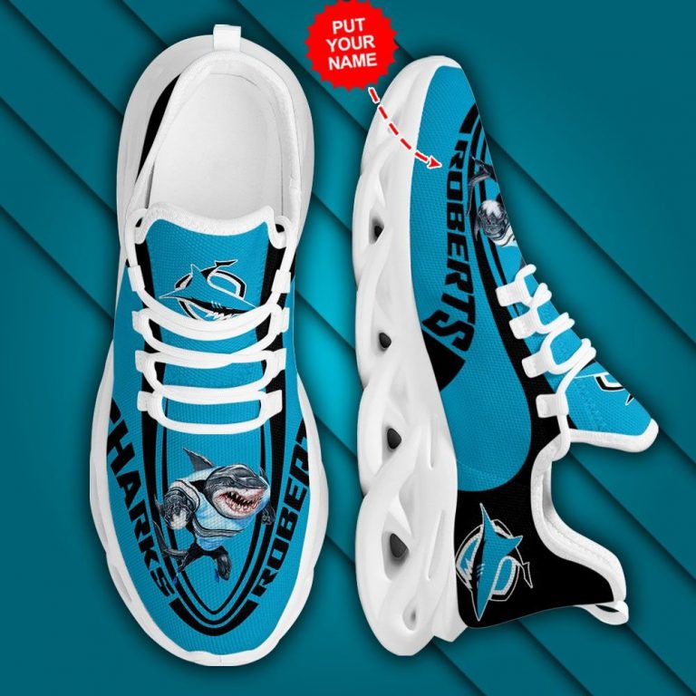 Personalized Cronulla Sutherland Sharks clunky max soul shoes 3