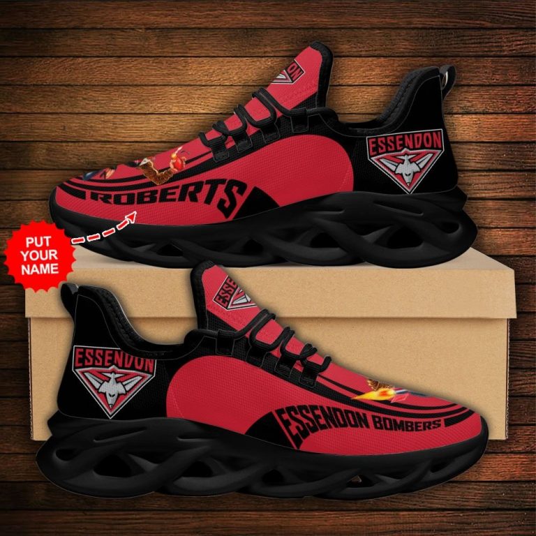 Personalized Essendon Bombers clunky max soul shoes