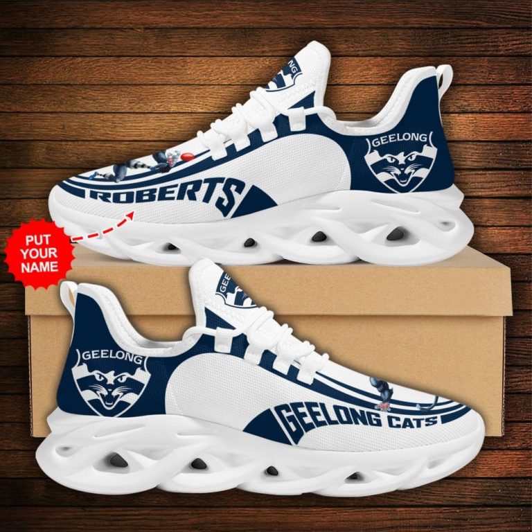 Personalized Geelong Cats clunky max soul shoes 1