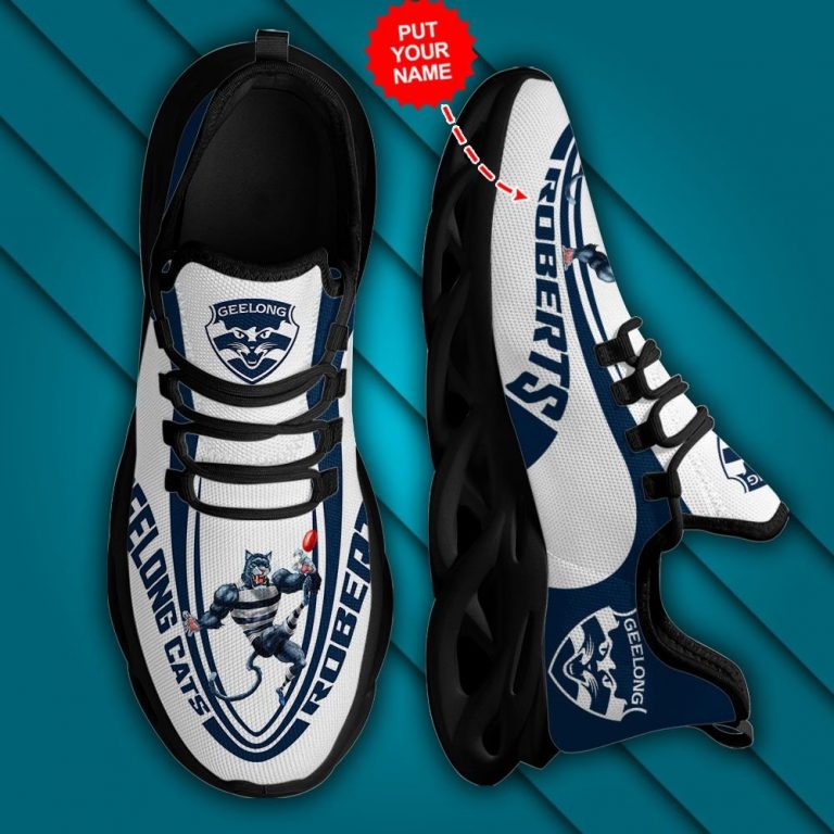 Personalized Geelong Cats clunky max soul shoes 2
