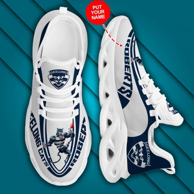 Personalized Geelong Cats clunky max soul shoes 3