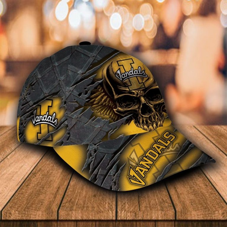 Personalized Idaho Vandals skull custom cap 2