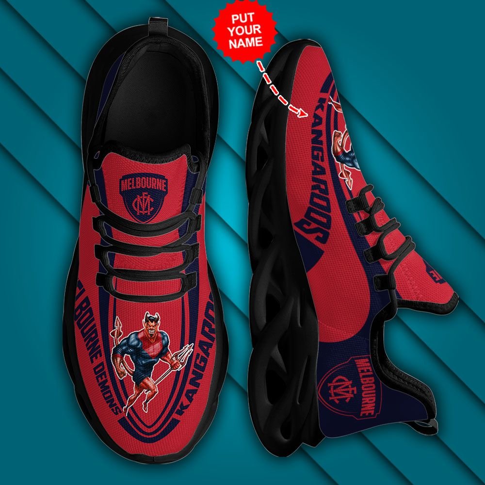 Personalized Melbourne Demons clunky max soul shoes 2