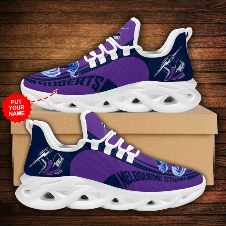 Personalized Melbourne Storm clunky max soul shoes 1