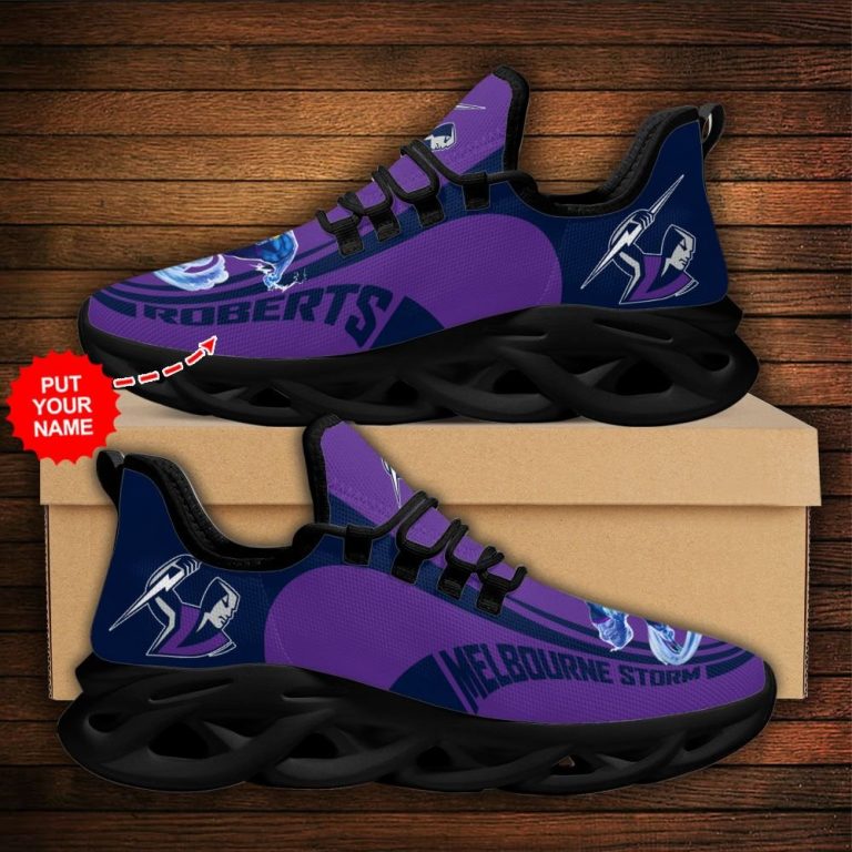 Personalized Melbourne Storm clunky max soul shoes