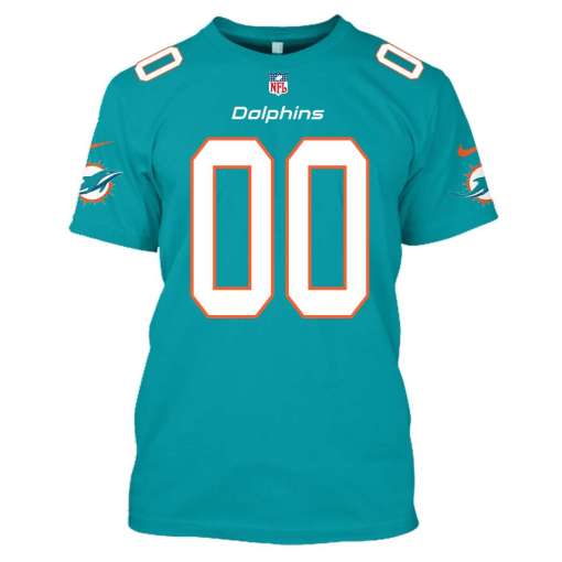 Personalized Miami Dolphins NFL custom 3d shirt, hoodie 3 Personalized Miami Dolphins NFL custom 3d shirt hoodie 5