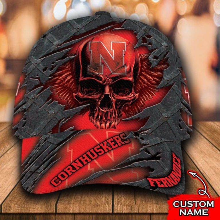 Personalized Nebraska Cornhuskers custom cap 1