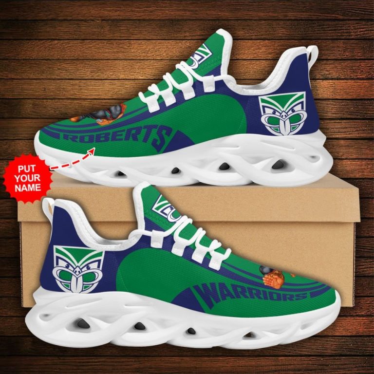 Personalized New Zealand Warriors clunky max soul shoes 1
