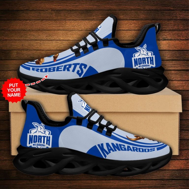 Personalized North Melbourne Kangaroos clunky max soul shoes