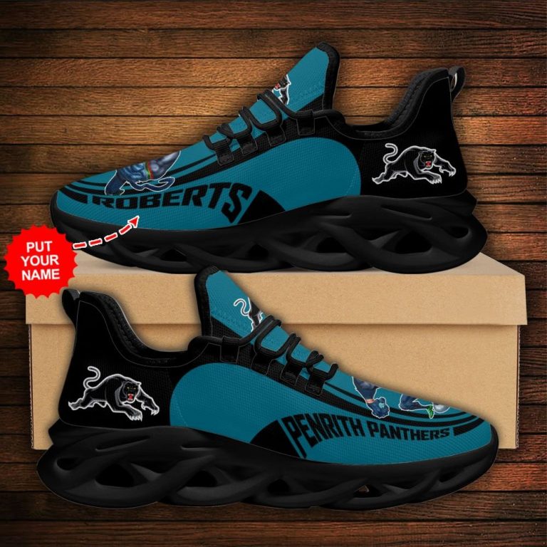 Personalized Penrith Panthers clunky max soul shoes