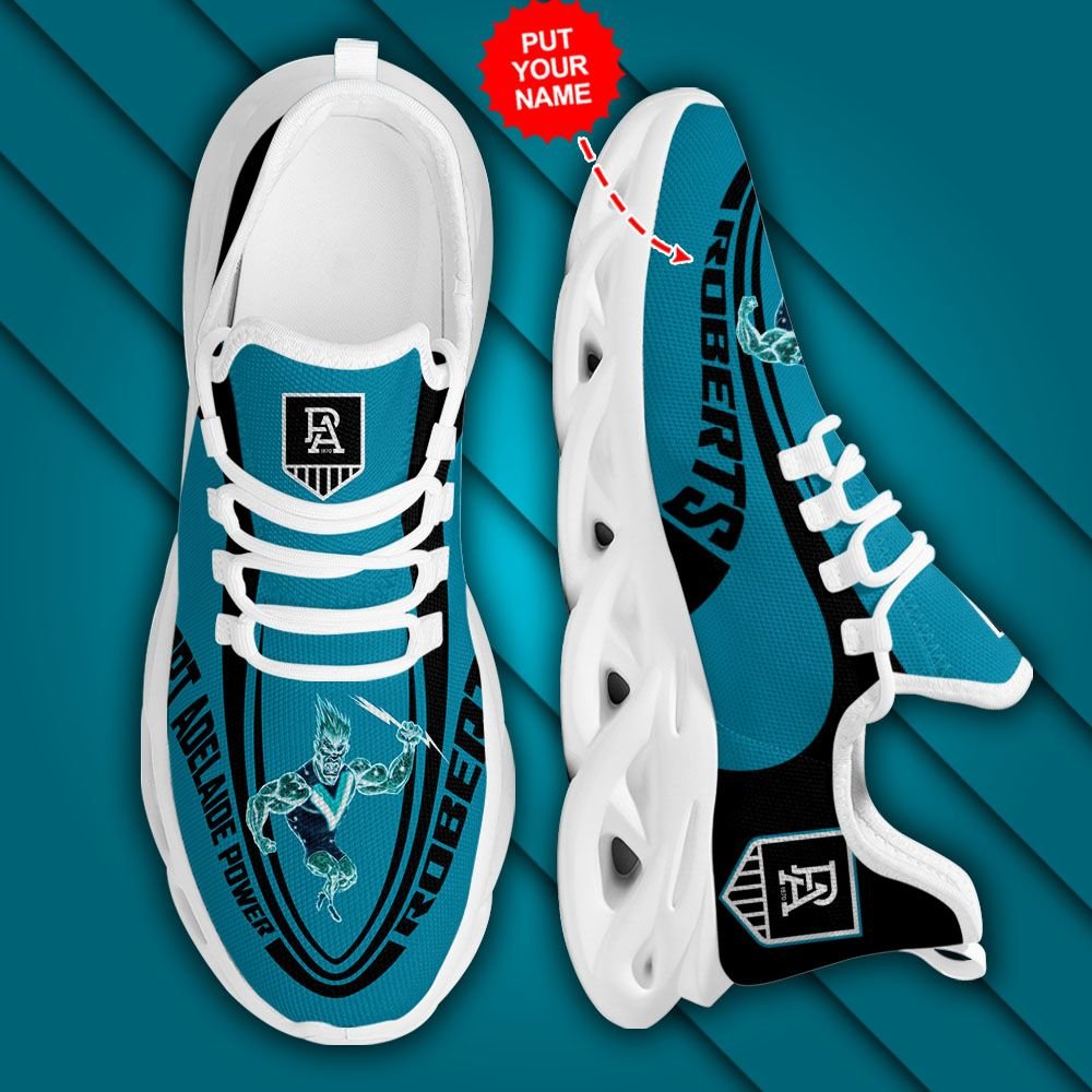 Personalized Port Adelaide Power clunky max soul shoes 2 Personalized Port Adelaide Power clunky max soul shoes 3