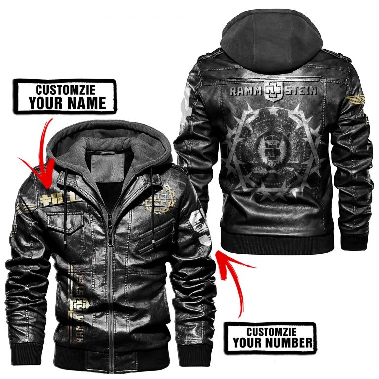 Personalized Rammstein custom leather jacket 1
