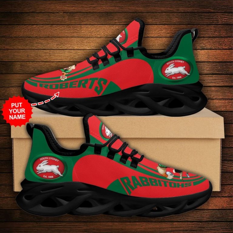 Personalized South Sydney Rabbitohs clunky max soul shoes