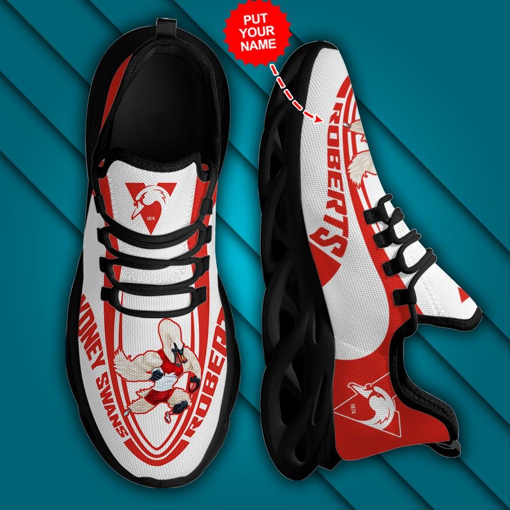 Personalized Sydney Swans clunky max soul shoes 3 Personalized Sydney Swans clunky max soul shoes 2