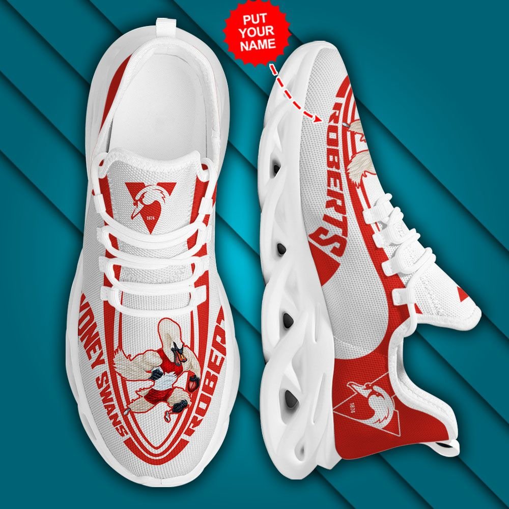 Personalized Sydney Swans clunky max soul shoes 2 Personalized Sydney Swans clunky max soul shoes 3
