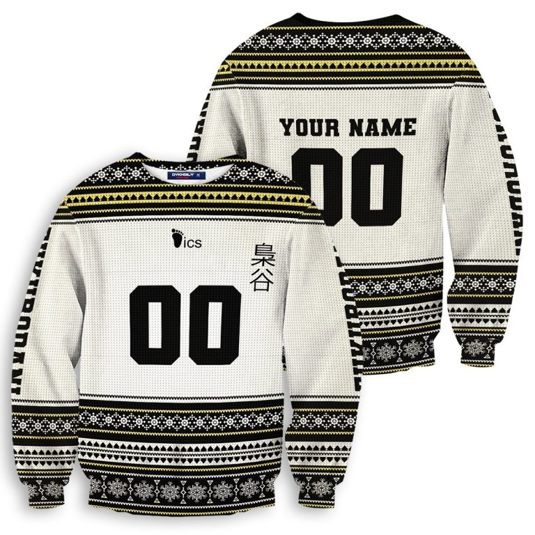Personalized Team Fukurodani Christmas Sweater, Sweatshirt Personalized Team Fukurodani Christmas sweater sweatshirt
