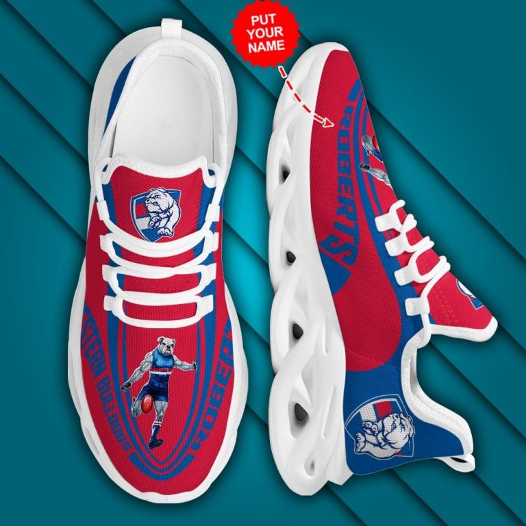 Personalized Western Bulldogs clunky max soul shoes 3