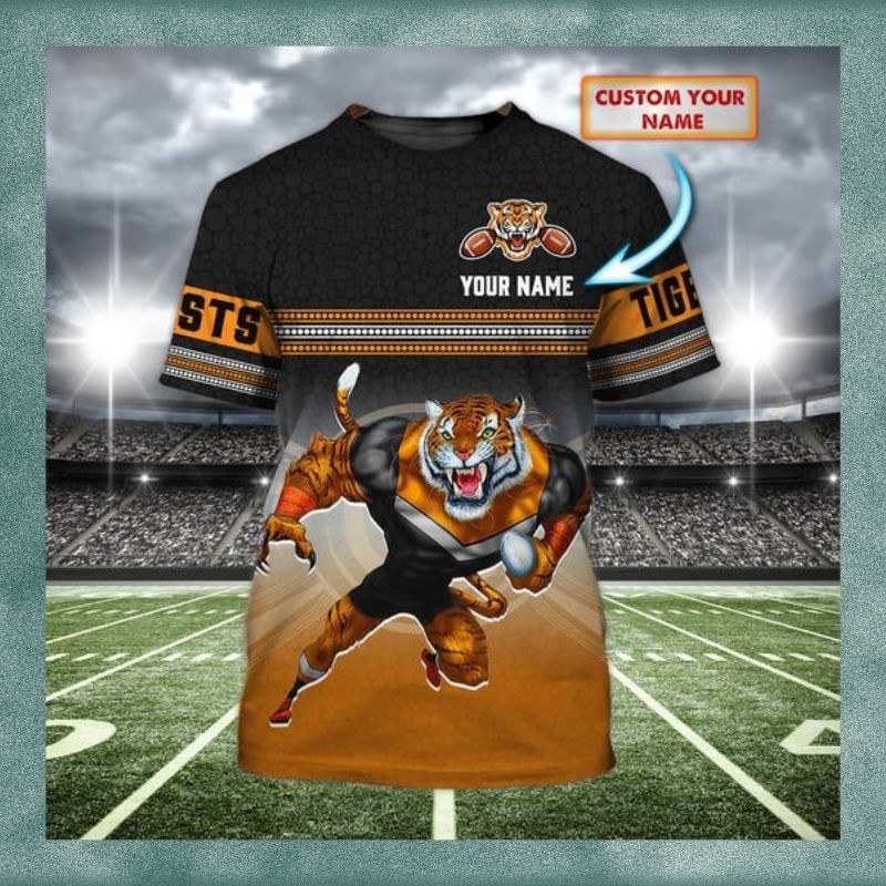 Personalized Wests Tigers personalized 3d t shirt 2 Personalized Wests Tigers personalized 3d t shirt 3
