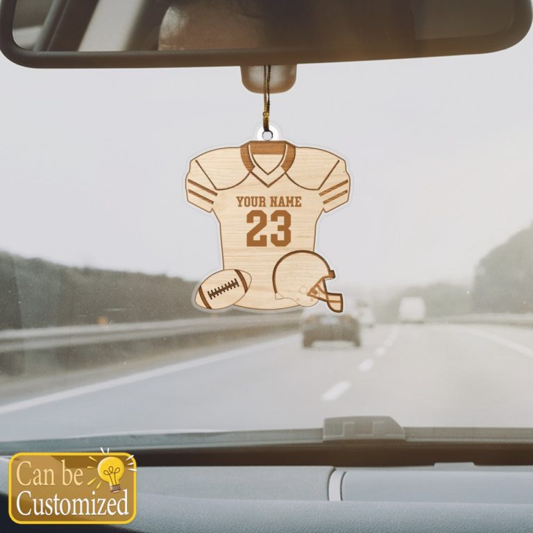 Personalized football jersey shirt custom ornament 1