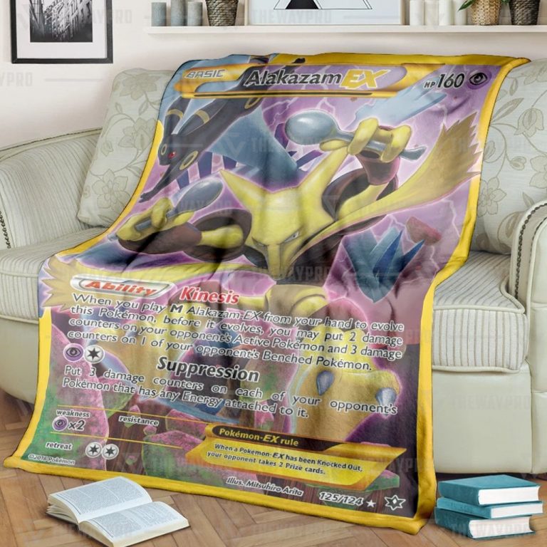 Alakazam EX Pokemon blanket 1