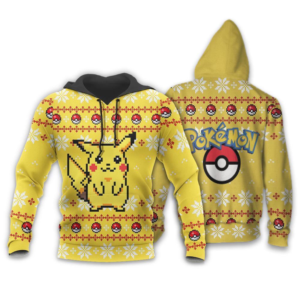 Pikachu Pokemon pokeball sweater, sweatshirt 4 Pikachu Pokemon pokeball sweater sweatshirt 2
