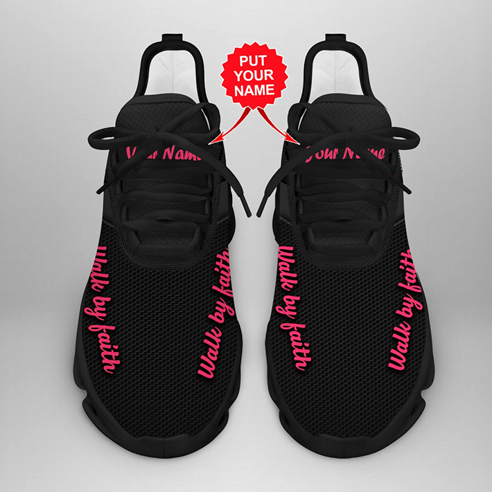 Update autumn and winter fashion trends in 2021 40 Pink ribbon Walk By Faith Custom Name clunky max soul shoes1