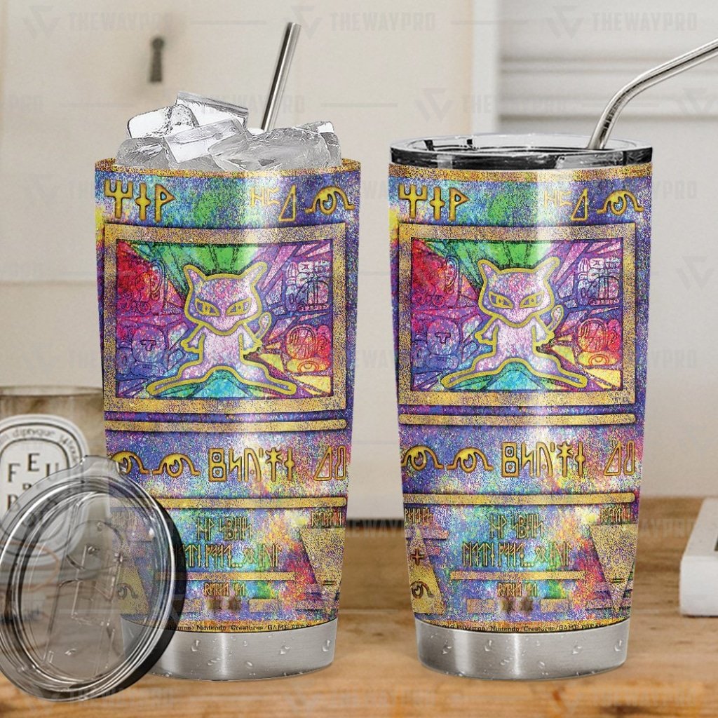 Pokemon Ancient Mew Holo Tumbler 5 Pokemon Ancient Mew Holo Tumbler