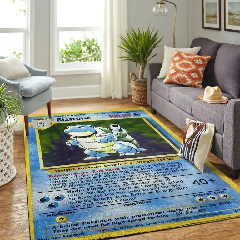 Pokemon Blastoise Rug 4