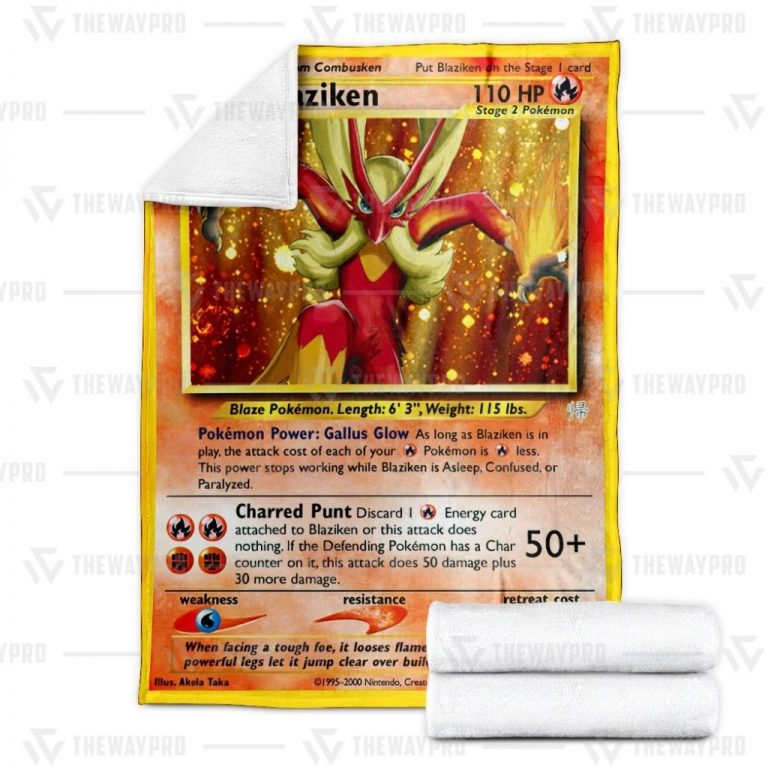 Pokemon Blaziken blanket 3