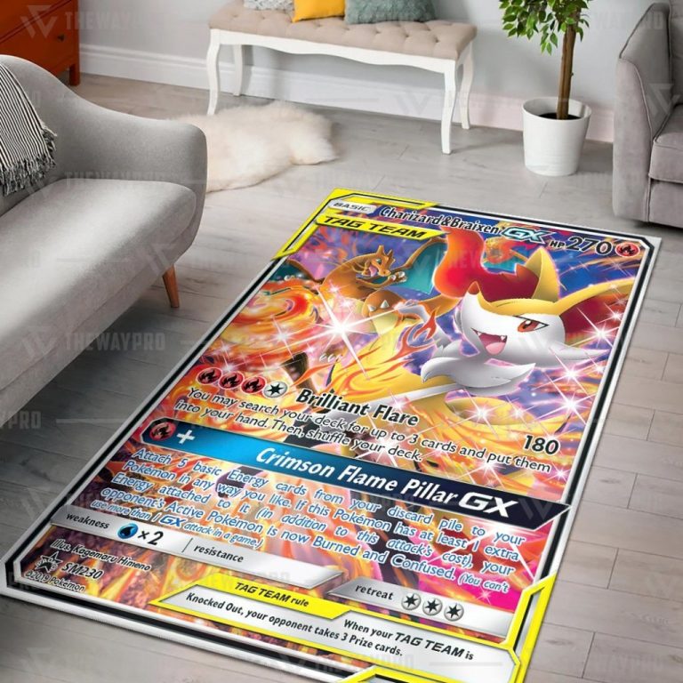 Pokemon Charizard Braixen GX rug 1