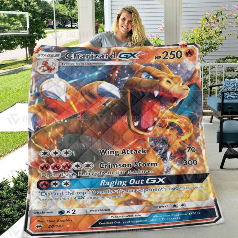 Pokemon Charizard GX quilt 1