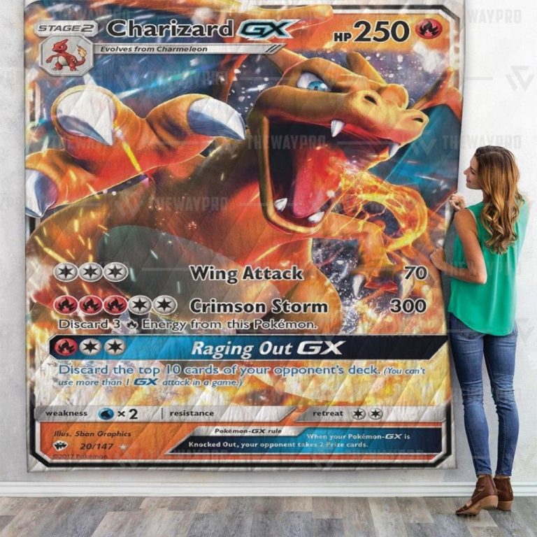 Pokemon Charizard GX quilt 3