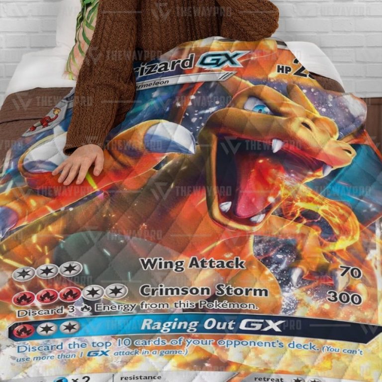 Pokemon Charizard GX quilt 4
