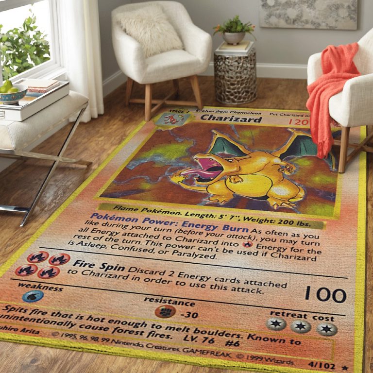 Pokemon Charizard Rug Pokemon Charizard Rug