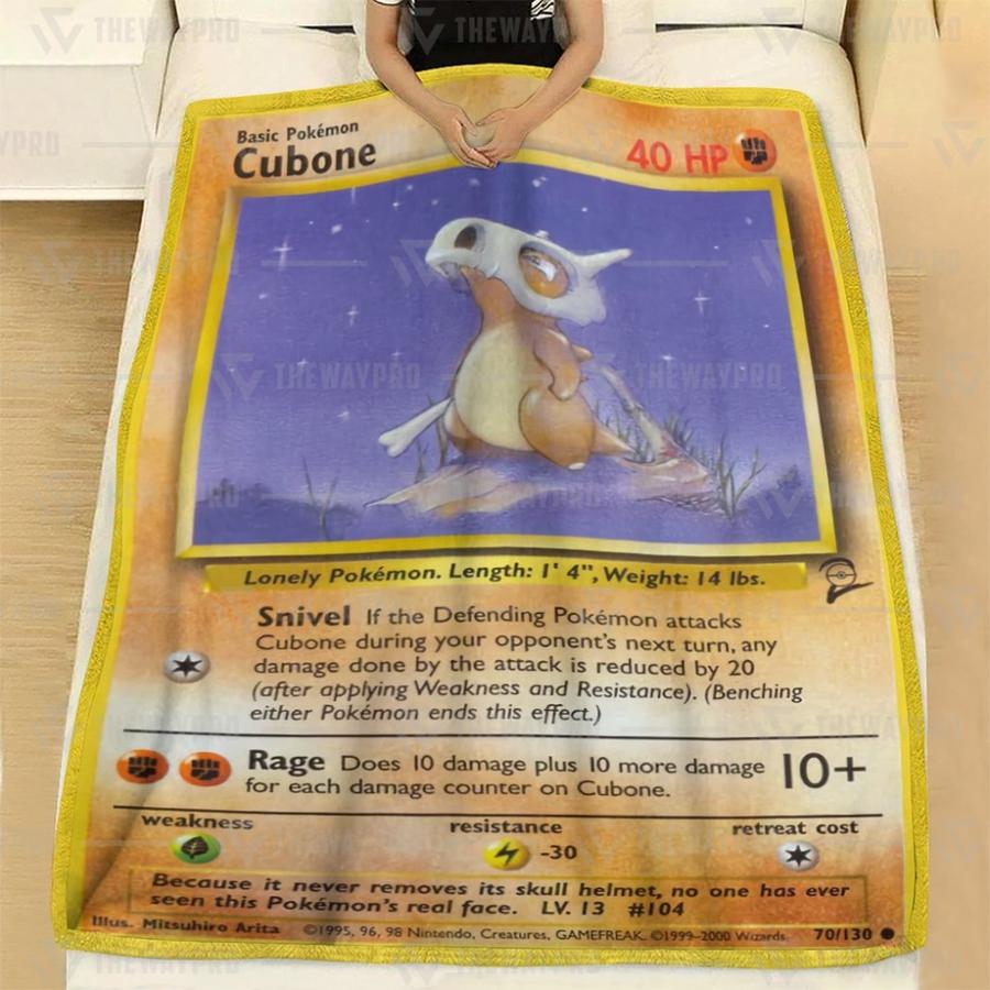 Pokemon Cubone Blanket 1