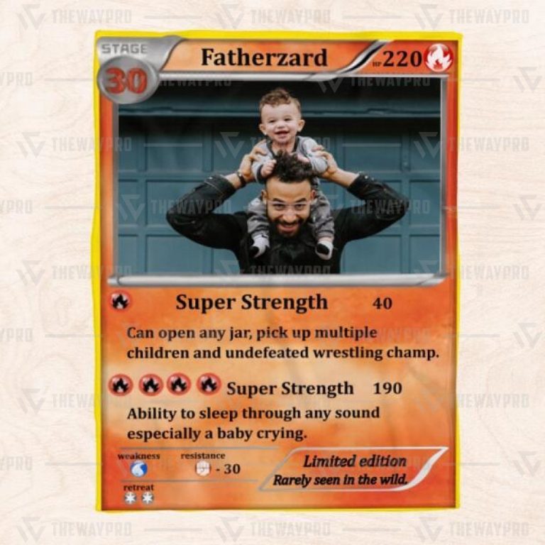 Pokemon Fatherzard Card Super Strength custom personalized blanket 2