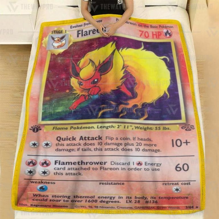 Pokemon Flareon Blanket 2