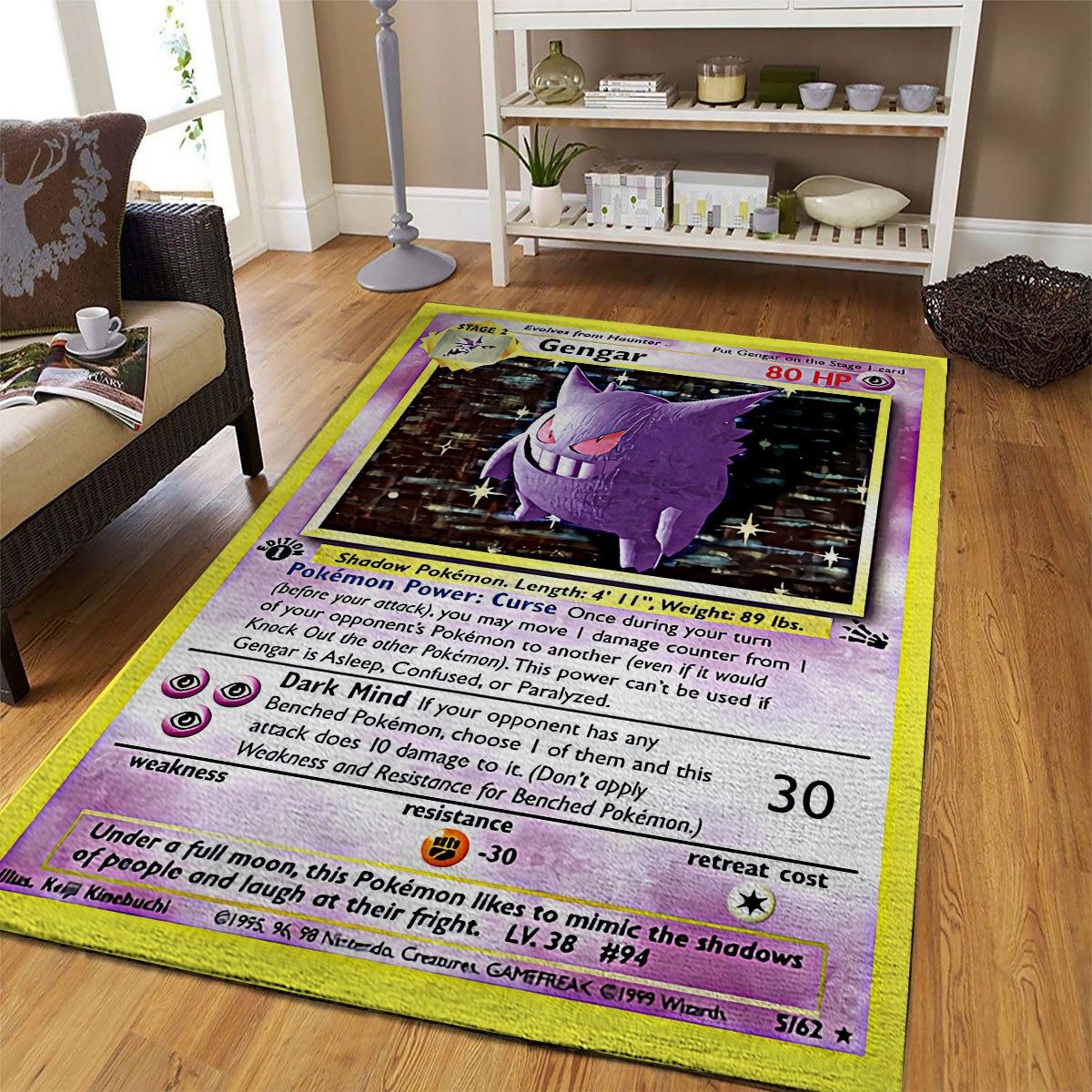 Pokemon Gengar Rug 4 Pokemon Gengar Rug 1