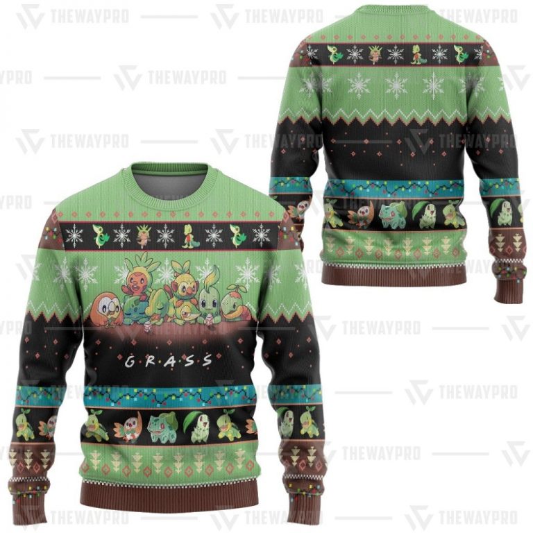 Pokemon Grass sweater sweatshirt 2