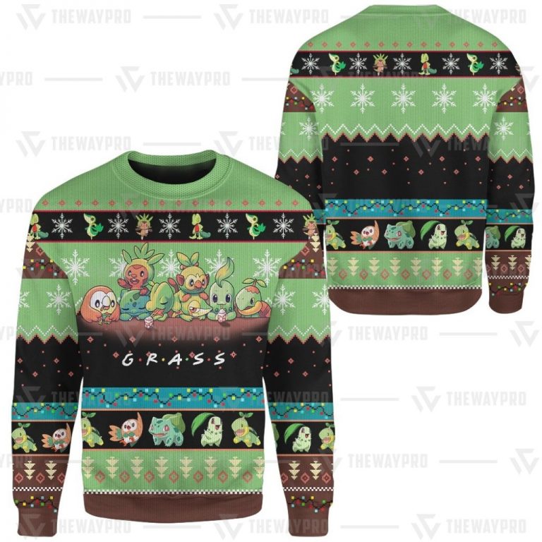 Pokemon Grass sweater sweatshirt 4