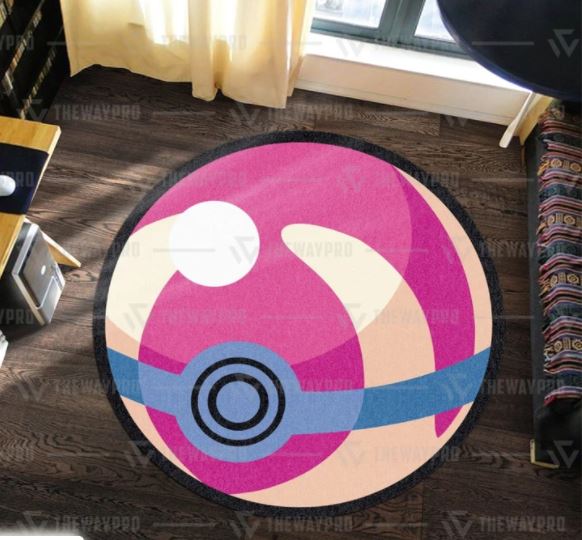 Pokemon Heal Ball round rug 6