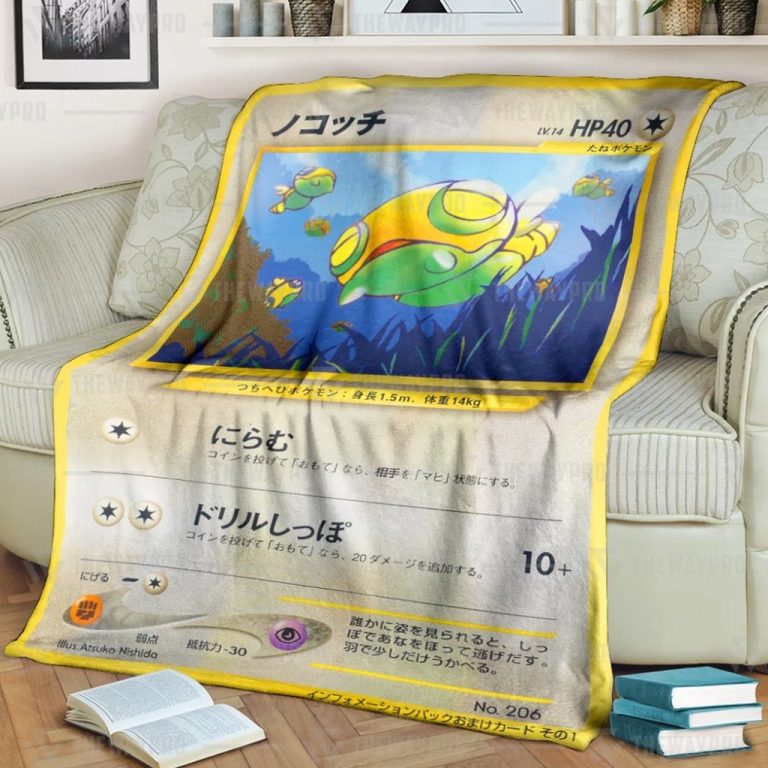 Pokemon Japanese Card Dunsparce blanket 1