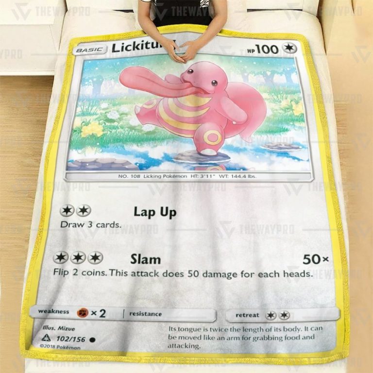 Pokemon Lickitung blanket 2