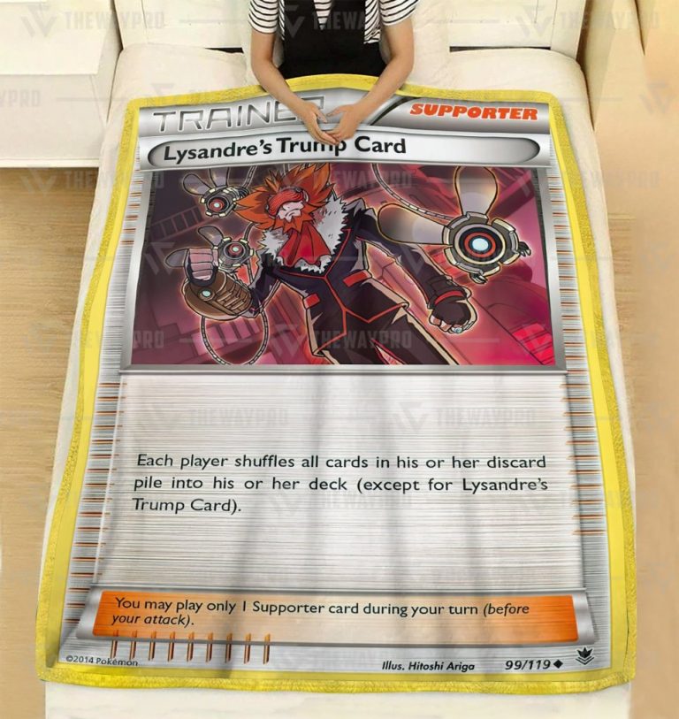 Pokemon Lysandres Trump Card Phantom Forces blanket 2